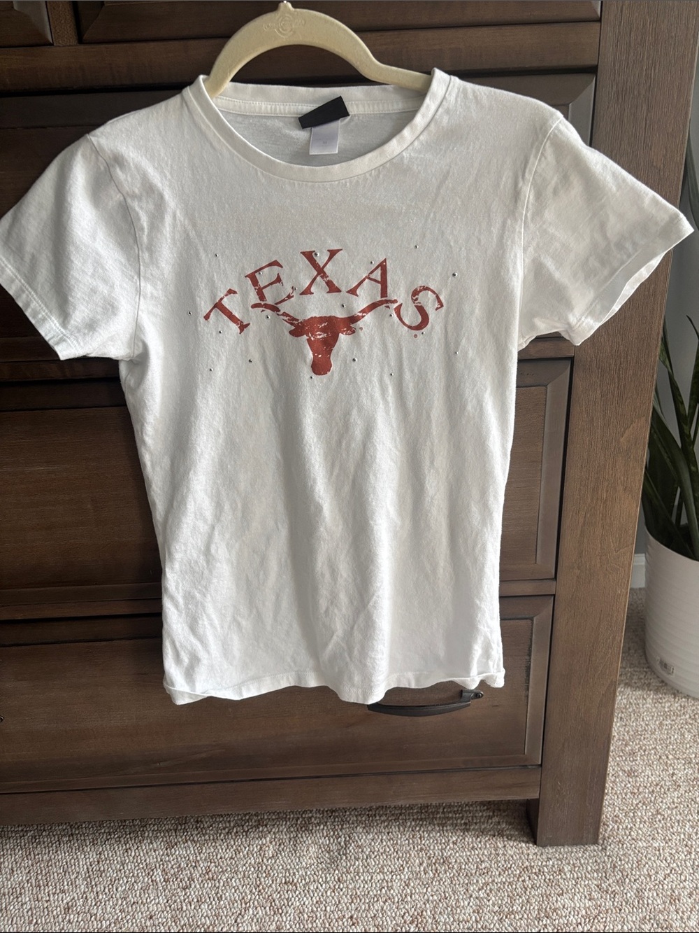 Vintage Style Champion University of Texas Longhorn Sparkle Tee M